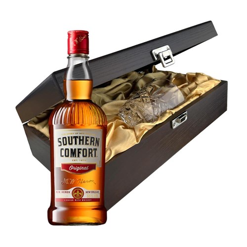 Southern Comfort In Luxury Box With Royal Scot Glass